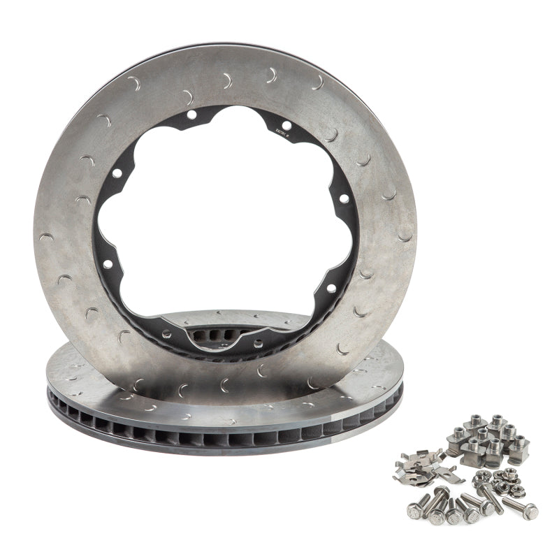 Alcon Nissan R35 GTR Gen 1/2 380X30mm Rotor Ring Kit - Rear Left - Mo-Moto