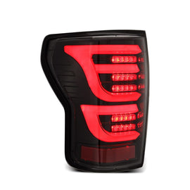 AlphaRex 07-13 Toyota Tundra LUXX-Series LED Tail Lights Alpha-Black - Mo-Moto