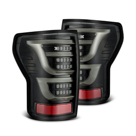 AlphaRex 07-13 Toyota Tundra LUXX-Series LED Tail Lights Alpha-Black - Mo-Moto