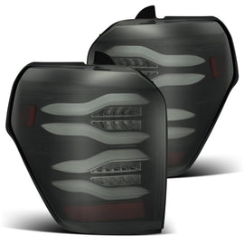 AlphaRex 10-21 Toyota 4Runner PRO-Series LED Tail Lights Jet Black - Mo-Moto