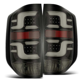 AlphaRex 14-20 Toyota Tundra PRO-Series LED Tail Lights Jet Black - Mo-Moto