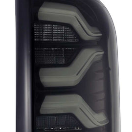 AlphaRex 16-20 Toyota Tacoma PRO-Series LED Tail Lights Jet Black - Mo-Moto