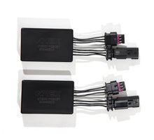 Load image into Gallery viewer, AlphaRex 17-23 Tesla Model 3/Y Stock Reflector Headlights to ARX Fog Lights Decoder Wiring Adapter - Mo-Moto