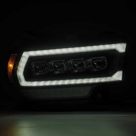 AlphaRex 19-21 Ram 2500 NOVA LED Proj Headlights Plank Style Black w/Activ Light/Seq Signal/DRL - Mo-Moto