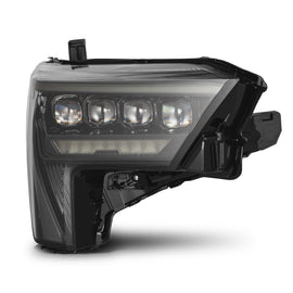 AlphaRex 22-23 Toyota Tundra NOVA-Series Headlights Alpha-Black w/Amber DRL - Req 810029 OR 810030 - Mo-Moto