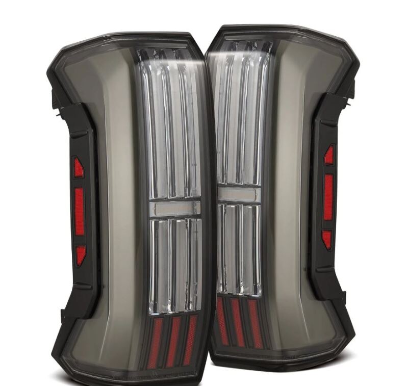 AlphaRex 22-24 Toyota Tundra NOVA-Series Prismatic LED Tail Lights - Black - Mo-Moto