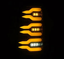 Load image into Gallery viewer, AlphaRex 99-06 Chevrolet Silverado Sierra LUXX-Series LED Tail Lights Alpha-Black - Mo-Moto