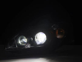 AlphaRex 99-09 Honda S2000 LUXX-Series Projector LED Headlights - Alpha-Black - Mo-Moto