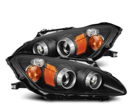 AlphaRex 99-09 Honda S2000 LUXX-Series Projector LED Headlights - Black - Mo-Moto