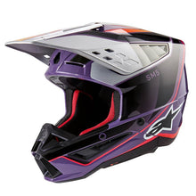 Load image into Gallery viewer, S-M5 Visor Sail Violet/Black/Silver Glossy
