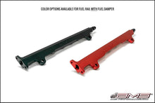 Load image into Gallery viewer, AMS Performance 08-15 Mitsubishi EVO X CNC Machined Aluminum Fuel Rail w/Pulsation Dampener - Red - Mo-Moto
