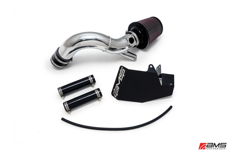 AMS Performance 08-15 Mitsubishi EVO X Replacement Intake Pipe w/MAF Housing & Bungs - Polished - Mo-Moto