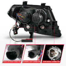 Load image into Gallery viewer, ANZO 09-20 Nissan Frontier Black Projector Plank Style DRL w/ Switchback &amp; Sequential LED DRL - Mo-Moto