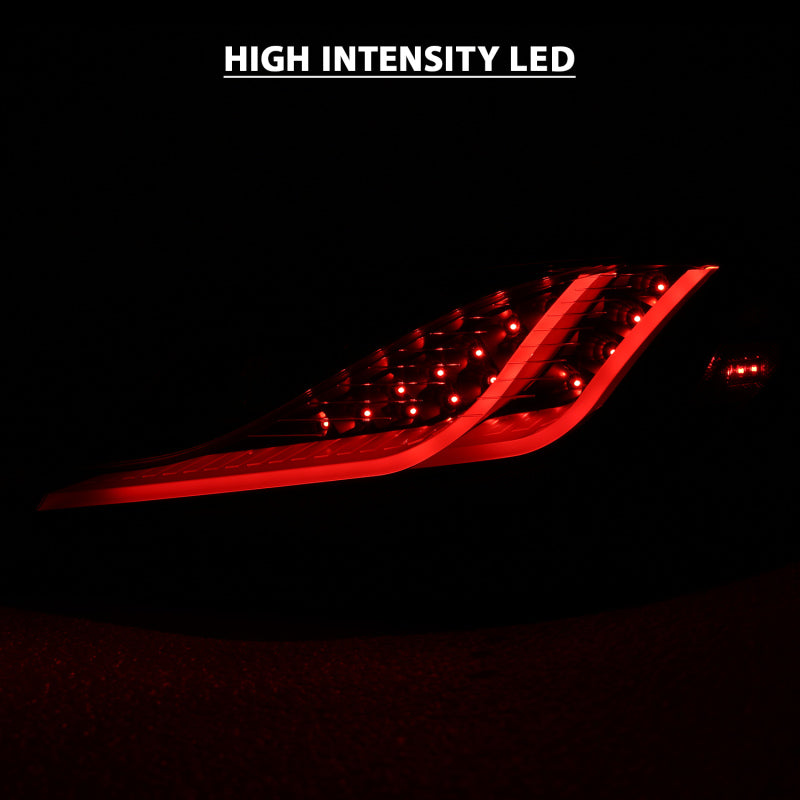 ANZO 10-13 Hyundai Genesis 2DR LED Taillights Smoke - Mo-Moto