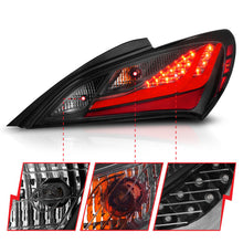 Load image into Gallery viewer, ANZO 10-13 Hyundai Genesis 2DR LED Taillights Smoke - Mo-Moto