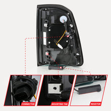 Load image into Gallery viewer, ANZO 19-24 RAM 1500 (Factory Halogen Models) Full LED Tail Lights SeqSig Black - Pair - Mo-Moto