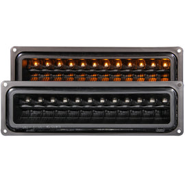 ANZO 1988-1998 Chevrolet C1500 LED Parking Lights Black - Mo-Moto