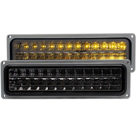 ANZO 1988-1998 Chevrolet C1500 LED Parking Lights Smoke - Mo-Moto