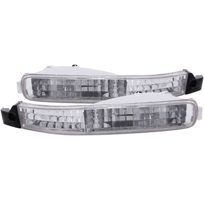 ANZO 1992-1993 Honda Accord Euro Parking Lights Chrome - Mo-Moto