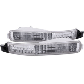 ANZO 1992-1993 Honda Accord Euro Parking Lights Chrome - Mo-Moto