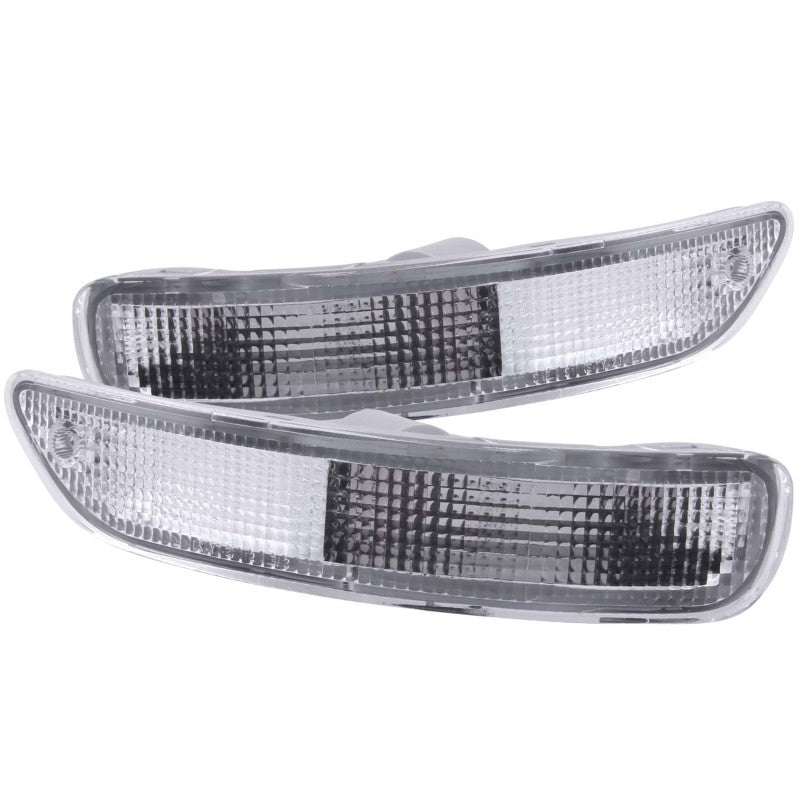 ANZO 1993-1997 Toyota Corolla Euro Parking Lights Chrome - Mo-Moto
