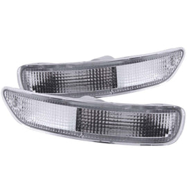 ANZO 1993-1997 Toyota Corolla Euro Parking Lights Chrome - Mo-Moto