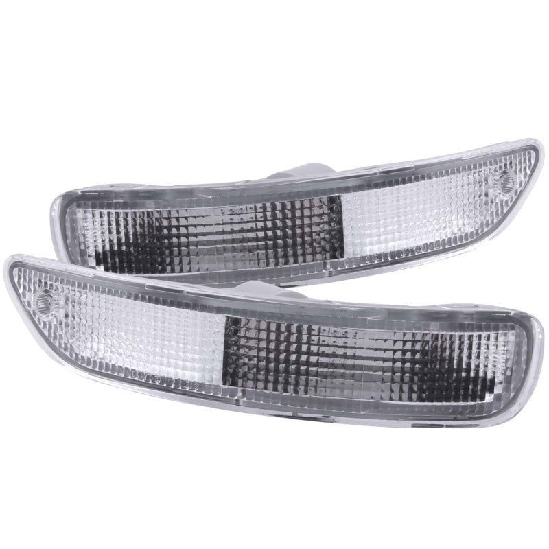 ANZO 1993-1997 Toyota Corolla Euro Parking Lights Chrome - Mo-Moto