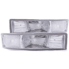ANZO 1995-2005 Chevrolet Astro Van Euro Parking Lights Chrome - Mo-Moto
