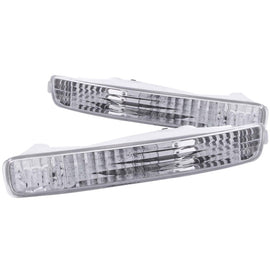 ANZO 1996-1997 Honda Accord Euro Parking Lights Chrome - Mo-Moto