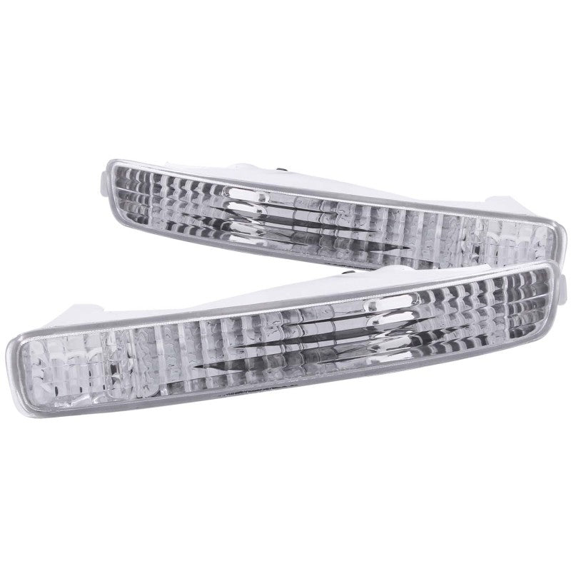ANZO 1996-1997 Honda Accord Euro Parking Lights Chrome - Mo-Moto
