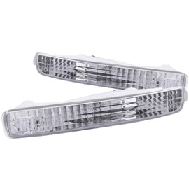 ANZO 1996-1997 Honda Accord Euro Parking Lights Chrome - Mo-Moto