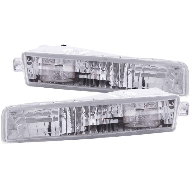 ANZO 1997-2001 Honda Prelude Euro Parking Lights Chrome - Mo-Moto