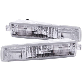 ANZO 1997-2001 Honda Prelude Euro Parking Lights Chrome - Mo-Moto