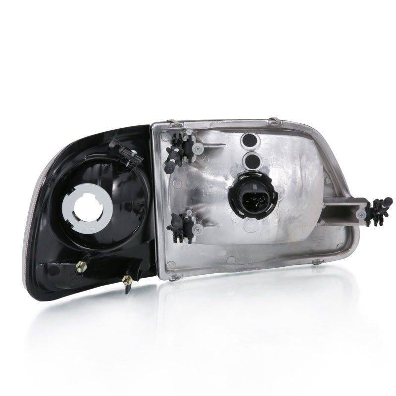 ANZO 1997-2003 Ford F-150 Crystal Headlight G2 Clear With Parking Light - Mo-Moto