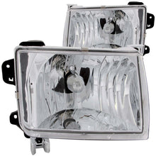 Load image into Gallery viewer, ANZO 1998-2000 Nissan Frontier Crystal Headlights Chrome - Mo-Moto