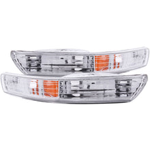 Load image into Gallery viewer, ANZO 1998-2001 Acura Integra Euro Parking Lights Chrome w/ Amber Reflector - Mo-Moto