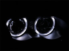 Load image into Gallery viewer, ANZO 1999-2001 BMW 3 Series E46 Projector Headlights w/ Halo Black (CCFL) - Mo-Moto