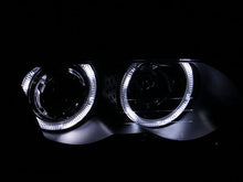 Load image into Gallery viewer, ANZO 1999-2001 BMW 3 Series E46 Projector Headlights w/ Halo Black (CCFL) - Mo-Moto