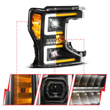 Load image into Gallery viewer, ANZO 20-22 Ford Super Duty (Halogen) Z-Series Full LED Proj Headlights SeqSig - Pass. Side ONLY - Mo-Moto