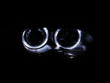 Load image into Gallery viewer, ANZO 2000-2003 BMW 3 Series E46 Projector Headlights w/ Halo Black - Mo-Moto