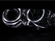 Load image into Gallery viewer, ANZO 2000-2003 BMW 3 Series E46 Projector Headlights w/ Halo Chrome - Mo-Moto
