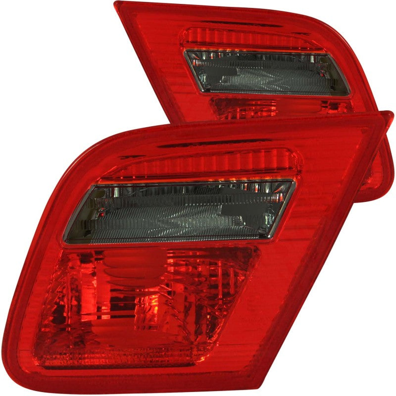 ANZO 2000-2003 BMW 3 Series E46 Taillights Red/Smoke - Inner - Mo-Moto