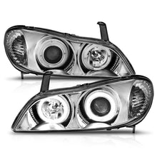 Load image into Gallery viewer, ANZO 2000-2004 Infiniti I30 Projector Headlights w/ Halo Chrome - Mo-Moto