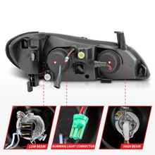 Load image into Gallery viewer, ANZO 2000-2004 Infiniti I30 Projector Headlights w/ Halo Chrome - Mo-Moto