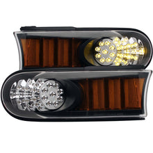 Load image into Gallery viewer, ANZO 2007-2013 Toyota Fj Cruiser LED Parking Lights Black w/ Amber Reflector - Mo-Moto
