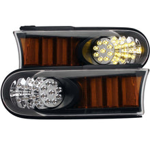 Load image into Gallery viewer, ANZO 2007-2013 Toyota Fj Cruiser LED Parking Lights Black w/ Amber Reflector - Mo-Moto