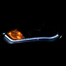Load image into Gallery viewer, ANZO 2013-2015 Hyundai Genesis Projector Headlights w/ Plank Style Design Black (HID Compatible) - Mo-Moto