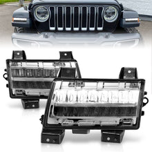 Load image into Gallery viewer, ANZO 2018-2021 Jeep Wrangler LED Side Markers Chrome Housing Clear Lens w/ Sequential Signal - Mo-Moto