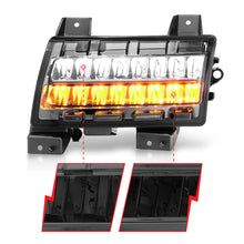 Load image into Gallery viewer, ANZO 2018-2021 Jeep Wrangler LED Side Markers Chrome Housing Smoke Lens w/ Seq. Signal Sport Bulb - Mo-Moto