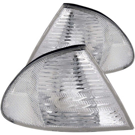 ANZO Corner Lights 1999-2001 BMW 3 Series E46 Euro Corner Lights Chrome - Mo-Moto
